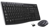  Set Tastatura & Mouse Logitech Wireless Combo Mk270 pentru PC