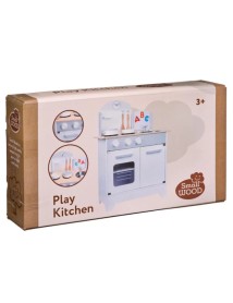 Small Wood Play Kitchen Grey (l40193) 