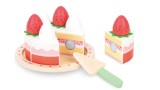 Small Wood Strawberry Cake (l40246)