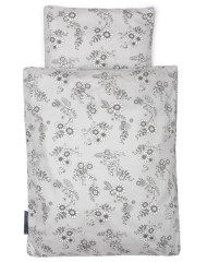 Smallstuff Doll Bedding Grey Flower Garden