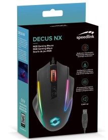 Speedlink Decus Nx Rgb Gaming Mouse Rubber-black 