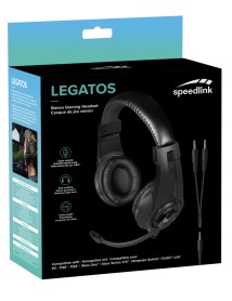 Speedlink Legatos Stereo Headset Black 