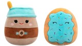 Jucarie Plus Squishmallows 13cm Plush P21 Flip A Mallows Hautely To-go Coffee/ Erissa Toaster Pastry