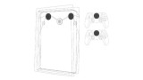  Suport Consola & Controllere Floating Grip Wall Mounts Bundle Alb pentru PS5