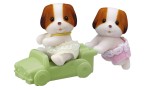 Figurina Statueta Sylvanian Families Chiffon Dog Twins 5428