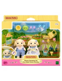 Sylvanian Families Flower Garden Set Flora Rabbit Brother & Sister 5736 