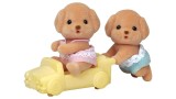 Figurina Statueta Sylvanian Families Poodle Twins 5425