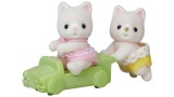 Figurina Statueta Sylvanian Families Silk Cat Twins 5422