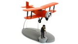 Figurina Statueta Tintin G Bai Biplane From The Black Island