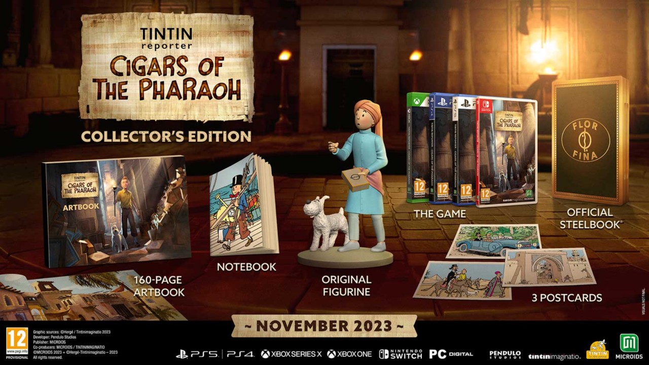 Tintin Reporter Cigars Of The Pharaoh Collector's Edition