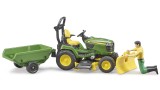  Tractor Bruder Bworld John Deere Lawn Trailer & Gardener (br62104)