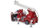  Vehicul Bruder Mb Sprinter Fire Engine W/ladder Waterpump Lights & Sound (br2673)