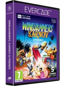 Windjammers Karnov & Friends Evercade 
