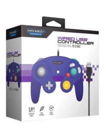 Wired Gamecube Controller Purple + Usb 
