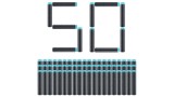  X-shot Excel Range 50 Dart Refill (36588)