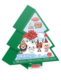 4 Pack Pocket Pop Rudolph The Red Nosed Reindeer Happy Holidays 