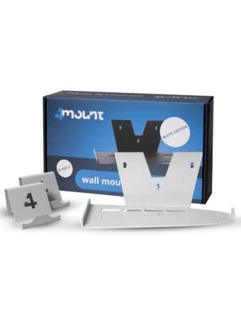  4mount Wall Mount For Slim Console Bundle White pentru PS5
