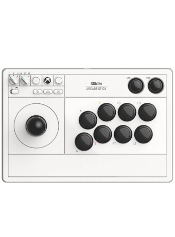  8bitdo Arcade Stick White pentru XBOX SERIES / Xbox One / PC