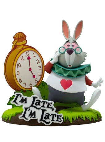 Figurina Statueta Abysse Alice In Wonderland White Rabbitt 10cm