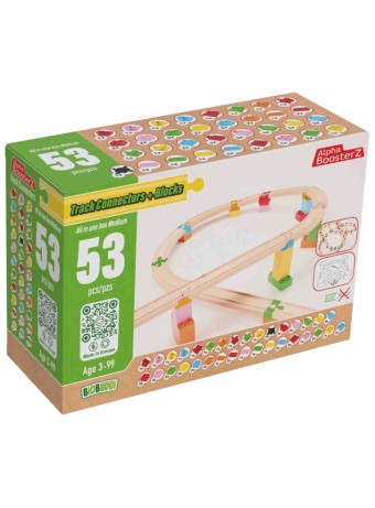  Alpha Boosterz Track Connectors All In One Block Box Medium (210-20240409)