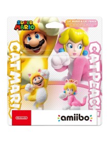 Amiibo Cat Mario & Cat Peach Double Pack 
