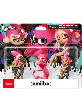 Figurina Joc Amiibo Splatoon Octoling 3 Pack