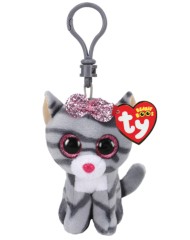 As Kiki Cat Grey Plush Clip 8,5cm (1607-35243)