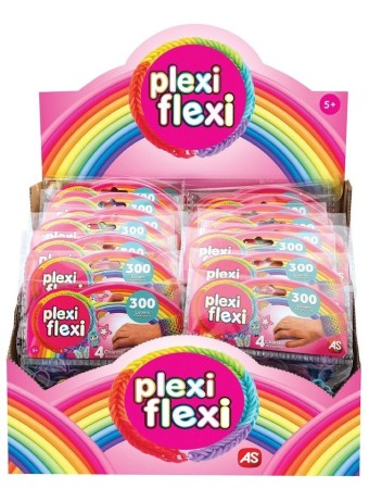  As Plexi-flexi 300 Looms 4 Charms (random) (1080-25565)