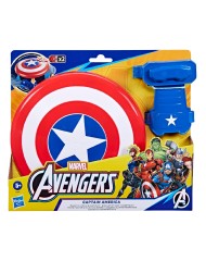 Avengers Captain America Magnetic Shield And Gaunlet (b9944)