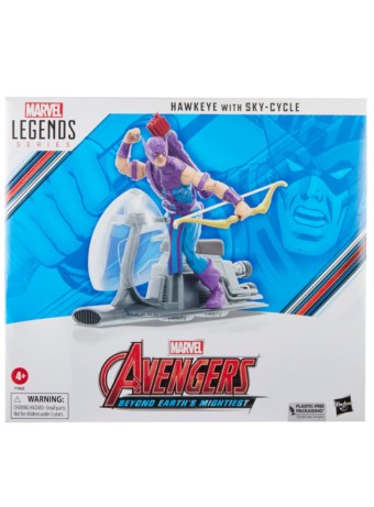 Figurina Joc Avengers Legends Series Hawkeye With Sky Cycle 60th Anniversary 15cm