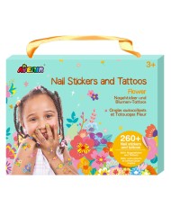 Avenir Nail Stickers And Tattoos Flower (58na218207)
