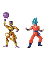 Bandai Dragon Stars Series Golden Frieza Vs Super Saiyan Blue Goku Battle Pack 17cm