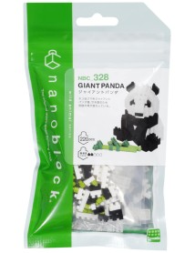 Bandai Nanoblock Animal Giant Panda Building Block (nbc328) 