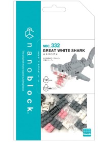 Bandai Nanoblock Animal White Shark Building Block (nbc332) 