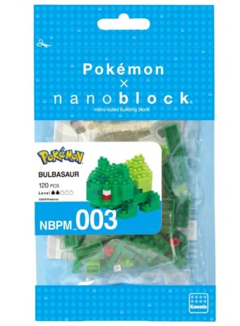 Joc Lego Bandai Nanoblock Pokemon Bulbasaur Building Block (nbpm003)