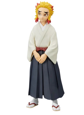 Figurina Statueta Banpresto Demon Slayer Kimetsu No Yaiba Senjuro Rengoku 15cm