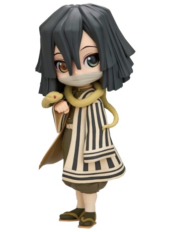 Figurina Statueta Banpresto Q Posket Demon Slayer Kimetsu No Yaiba Obanai Iguro Ver.b 14cm