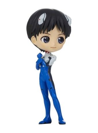 Figurina Statueta Banpresto Q Posket Evangelion New Theatrical Edition Shinji Ikari Plugsuit Style Ver.a