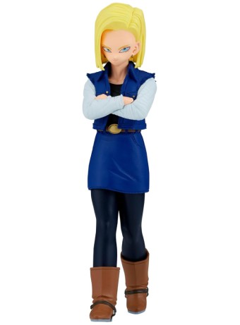 Figurina Joc Banpresto Solid Edge Works Dragon Ball Z Android 18 17cm 89639