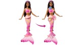 Papusa Barbie Blooming Magic Black Mermaid Doll (jdm73)