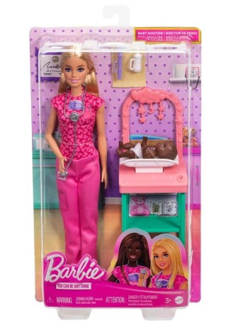 Papusa Barbie Career Baby Doctor Set (960-2514)