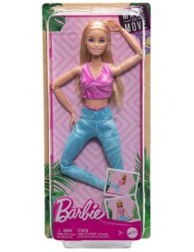 Barbie Doll Made To Move Blonde Fashion Wearing Removable Sports Top Pants (hrh27) 