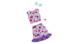 Papusa Barbie Fashion And Accessories Complete Look Small Flowers (hrh39)