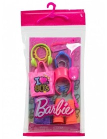 Barbie Pink Bag I Love 80s Accessories (hwv74) 