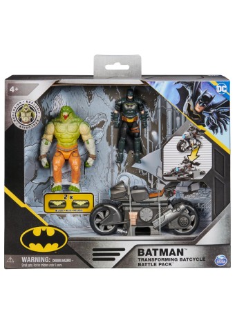 Figurina Joc Batman Batcycle & Killer Croc 10cm