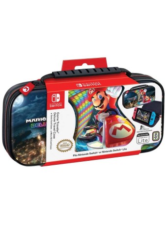  Bigben Game Traveler Deluxe Travel Case Mario Kart 8 Deluxe pentru NSW