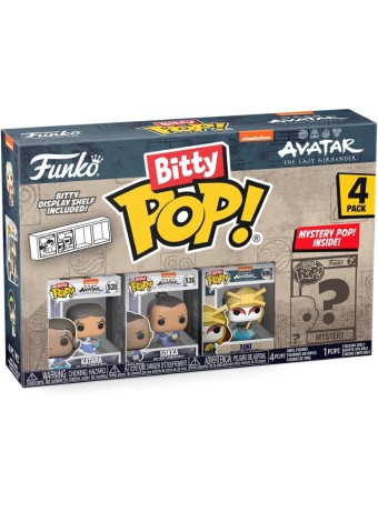 Figurina Joc Bitty Pop 4 Pack Avatar The Last Airbender Katara