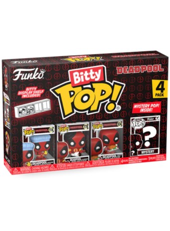 Figurina Joc Bitty Pop 4 Pack Deadpool Bathtime