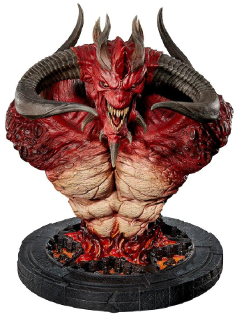 Figurina Statueta Blizzard Diablo II Lord Of Terror Bust 20 Th Anniversary 25cm