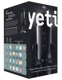 Blue Microfon Yeti Blackout 